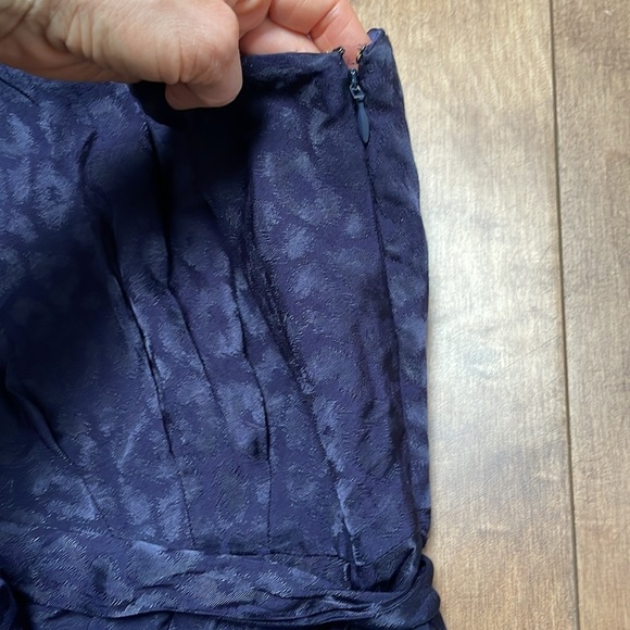 Ted Baker London Zoeii Leopard Jacquard One-Shoulder Dress SMALL asymmetric - Picture 8 of 13